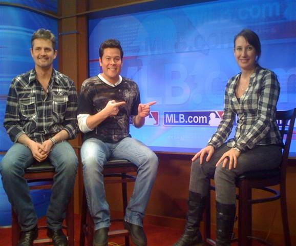 Terry, Jamie + MLB.com's Tara Gore ( credit: Jeremy Westby)