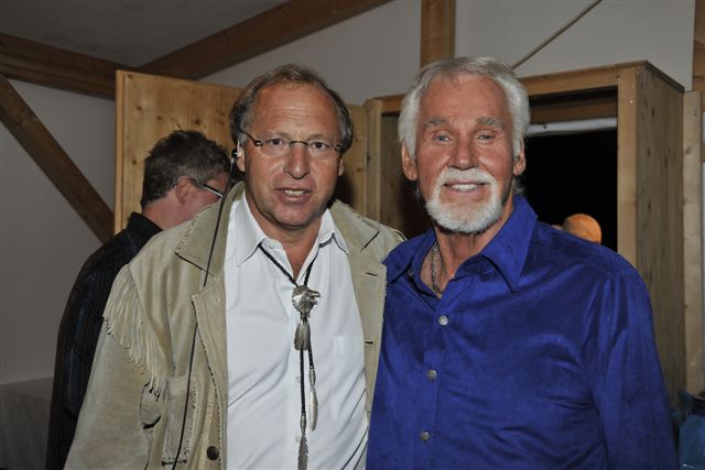 Marcel Bach & Kenny Rogers, Gstaad 2009